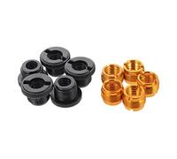 Parliky Mic Stand Adapter 10pcs 3/8 Female to 5/8 Male Microphone Thread Adapter Aluminum Copper Black Gold Mic Screw Nut Microphone Stand Accessory for Tripod