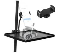 Parliky Microphone Stand Holder Sound Card Tray Mic Mount Mic Holder Live Broadcast Shelf