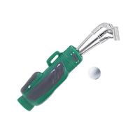 Parliky Miniature Doll House Golf Set and Miniature Sports Ornament with Clubs and Irregular Ball for Indoor Dollhouse Decor and