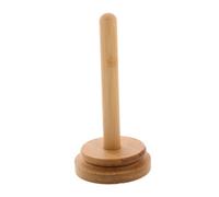 Parliky Minimalist Wooden Yarn Holder Stand with Rotating Winder for Knitting Crochet and Sewing Spool Organizer for Home and Office Crafting Spaces