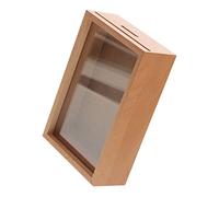 Parliky Money Saving Box Wooden Piggy Bank Window Coin Jar for Boys and Girls Decorative Savings Bank