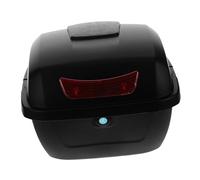 Parliky Motorcycle Rear Top Box Large Storage Trunk with Lid for Scooter Moped Sleek Modern Design Motorcycle Accessories Spacious Boot Storage for Electric Bikes