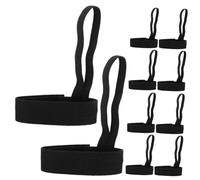 Parliky Mountaineering Essential 10pcs Anti-lost Ski Glove Leashes Elastic Wrist Straps Backpack Clip for Women Men