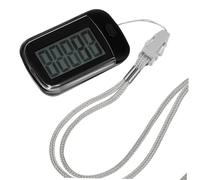 Parliky Multi-function Pedometer with Lanyard for Seniors Accurate Step and Mile Counter Simple One-button Operation Fitness Tracker for Walking and Running