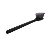 Parliky Multifunctional Car Wheel and Tire Brush with Long Ergonomic Handle for Efficient Cleaning of Tires Hubs and Interiors Plastic Construction Comfortable Grip for Auto Detailing and