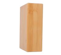Parliky Natural Bamboo Wooden Yoga Brick for Home Fitness Yoga Practice Auxiliary Tool Smooth Surface Portable and Easy to Clean for Beginners and Gym Use