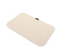 Parliky Natural Sisal Cat Scratching Mat Anti-scratch Pad for Indoor Cats Protects Furniture Sofas Carpets Non-slip Comfortable Surface Easy to Clean White Mini