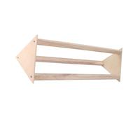 Parliky Natural Wood Chicken Perch Stand Durable Bird Stand for Chickens Roosters and Parrots Safe Chewable Design for Indoor and Outdoor Use
