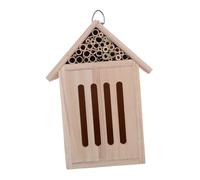 Parliky Natural Wood Insect Hotel Charming Outdoor Habitat for Bees Ladybugs and Butterflies for Garden Exploration and Boy Girl Education Wooden Construction