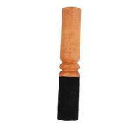 Parliky Nepalese Handmade Buddha Singing Bowl Mallet Stick with Pu Leather Head, Medium Wooden Sound Bowl Accessory for Meditation and Yoga Sound Therapy, 13cm