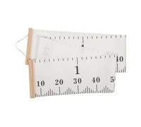 Parliky Nordic Style Height Chart Canvas Growth Ruler with Centimeter Scale Hanging Wall Decal for Boys Nursery Decoration Measuring Tape for Home Store