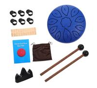 Parliky Note Blue Tongue Drum Portable Ethereal Hand Drum for Meditation Music Education Beginners Adults