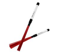 Parliky Nylon Jazz Drum Brushes with Ergonomic Handle Compact Percussion Sticks for Acoustic and Rhythm Drumming Nylon Wire Brush Sticks for Jazz and Rock