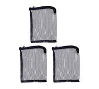 Parliky Nylon Mesh Filter Media Bags Black Filter Bags with Drawstring Closure 12pcs Reusable 15x20cm for Effective Gravel and Soil Filtration for Aquarium and Garden Pond