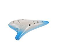 Parliky Ocarina in C Key Beginner Classical Ocarina Flute as Portable Music Instrument for Ethnical Instrument Learning Blue