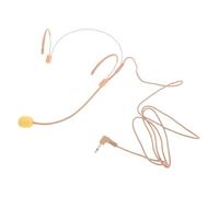 Parliky Omnidirectional Headset Microphone with Wire Bodypack Transmitter Clear Sound Voice Amplifier Mic for Teachers Tour Guides Lectures Live Performances Plastic and Iron Construction