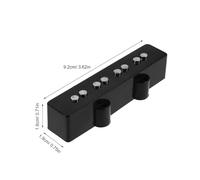 Parliky Open Jb Style Bass Pickup Replacement for Electric Bass Guitar Open Coil Design Enhancing Low-end Response and Note Accuracy Instrument Repair Part for Music Upgrades