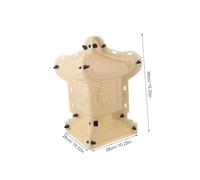 Parliky Pagoda Concrete Mold for Garden DIY Cement Sculptures Weatherproof Plastic Chinese Stone Lantern Mold with Authentic Architectural Details for Courtyard and Villa Decor