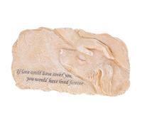 Parliky Pet Ashes Keepsake Dog Memorial Stone Resin Pet Grave Marker for Garden Decor