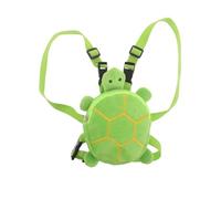 Parliky Pet Backpack Carrier for Dogs with Turtle Harness, Snack Carrier Bag, Outdoor Travel Pouch for Hiking and Daily Walking, Lightweight Green Pet Food Storage Bag