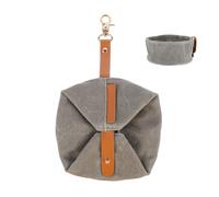 Parliky Pet Bowl Waterproof Dog Travel Bowl Folding Food Dish for Outdoor Feeding Easy Wash for Cats Dogs