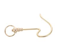 Parliky Pet Cage Hook Bird Cage Hanger Decorative Brass Hook Garden Fence Accessory