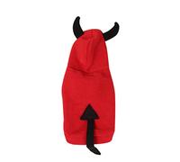 Parliky Pet Devil Transformation Costume for Dog Small Puppy 3d Halloween Dress Warm Pet Party Outfit