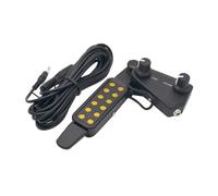 Parliky Piezo Pickup for Music Lovers for Guitar and Acoustic Instruments Acoustic Guitar with Tone and Volume Adjustment, Abs Material Musical Instrument Accessory with 6.35mm Mono Plug