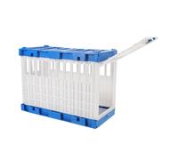 Parliky Pigeon Release Cage Plastic Ventilated Crate for Homing Pigeons Portable Bird Carrier for Transport and Club Use