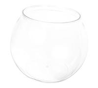 Parliky Plastic Goldfish Bowl Aquarium Round Fish Tank for Home and Office Decoration for Aquatic Plants and Small Fish Fall Design