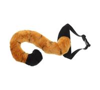 Parliky Plush Tiger Tail Animal Costume Accessory Soft Realistic Cosplay Prop for Adults Halloween Parties Stage Performances Dress Up
