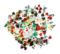Parliky Poker Theme Confetti Bag Las Vegas Party Decor Plastic Sequins for Festival Table Decoration DIY Craft and Gift Bag Scatter Suitable for Adults and Celebration