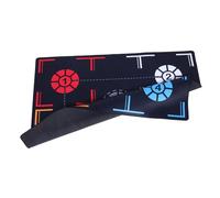 Parliky Portable Basketball Dribble Footwork Training Mat Non-slip Silent Pad for Home Gym Use Lightweight Agility Equipment for Skill Development and Impact Noise Reduction