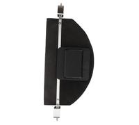 Parliky Portable Bass Drum Mute Pad Rubber Practice Dampener Mat Silent Noise Reduction Drum Kit Silencing Pad for Quiet Drumming