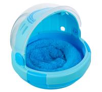 Parliky Portable Bird Cage for Small Birds Hand-held Parrot Travel Cage Warm Nest Pad for Outdoor Random