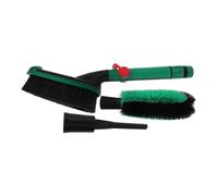 Parliky Portable Car Washing Brush with High Pressure Nozzle Multi Functional Vehicle Cleaning Tool with Gentle Bristles and Scraping Head for Efficient Car Body Window Tire and Wheel