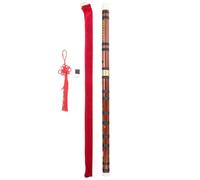 Parliky Portable Chinese Flute E Tone for Beginners, Bamboo and Copper Material, Producing Beautiful Natural Sounds, Lightweight for Students and Adults
