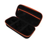 Parliky Portable Eva Microphone Holder Bag Shockproof Storage Case for Wireless Mic System Convenient Zipper Closure Organized Storage for Professionals and Party Use