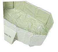 Parliky Portable Foldable Bathtub with Ergonomic Support for Newborns to Years Collapsible Indoor Bath Tub for Travel-Friendly Foldaway Wash Tub for Water Play and Bathing