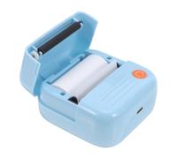 Parliky Portable Handheld Thermal Label Printer Mini High Definition Thermal Printing for Notes and Study Materials Compact Design with Data Cable for Students Office Travel Memo Printing