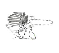 Parliky Portable Mini Thumb Piano Kalimba Instrument Practice Small Hand Finger Piano African Easy Play for Beginners Boys and Girls Party Prop Crystal Design