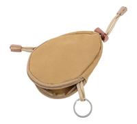 Parliky Portable Oxford Fabric Key Bag for Outdoor Premium Storage Pouch for Keys and Cards Lightweight Cash Bag for Travel Commuting and Daily Use Mud Color Tactical Accessory Organizer