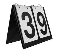 Parliky Portable Tabletop Flip Scoreboard for Card Games and Sports Lightweight Manual Score Keeper with Stable Base and Use Flip Display for Table Tennis Shuffleboard Volleyball