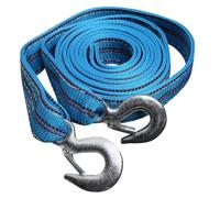Parliky Practical Heavy-duty Tow Rope with Hook Thickened Winch Strap for Car Pulling and Emergency Vehicle and Safe for Outdoor Use