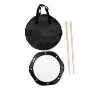 Parliky Premium Drum Practice Pad with Wood Nylon Tpe for Beginner and Advanced Drummers Includes Drumsticks Pouch for Home Rhythm Training and Basic Skills Development