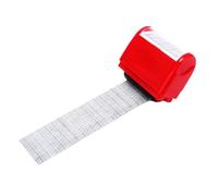 Parliky Privacy Protection Large Red Roller Stamp Self-Inking Security Stamp Compact Design for Office Use Paper Envelopes Packages with Thousands of Impressions Before Refill