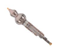 Parliky Professional Copper-plated B Key Hulusi Flute with Triple Tone Function Traditional Chinese Cucurbit Wind Instrument for Beginner Students Portable and Lightweight for Learning and