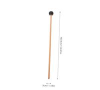 Parliky Professional Rubber Head Tongue Drum Mallets Lightweight Percussion Sticks with Comfortable Grip for Musical Instrument Practice and Resonant Sound