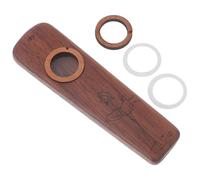 Parliky Professional Walnut Wood Kazoo Musical Instrument Lightweight and Portable for Beginners Easy to Play Accompaniment for Guitar Ukulele and Birthday Parties