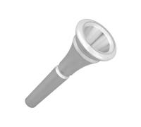 Parliky Pure Copper Horn Mouthpiece Silver for Horn Players, Musical Instrument Accessory, Replacement Mouthpiece Suitable for Professional and Beginner Usage